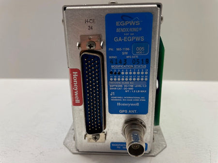 ENHANCE GROUND PROXIMITY WARNING SYSTEM (EGPWS) 965-1198-005 aviation component, SKU 965-1198-005