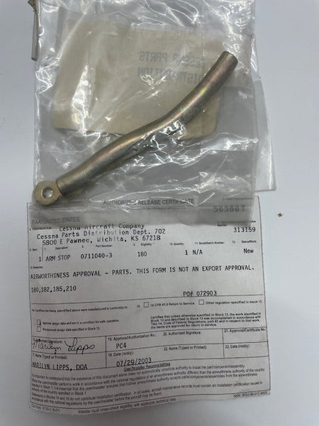 STOP, CABIN DOOR 0711040-3 aviation component, SKU 0711040-3