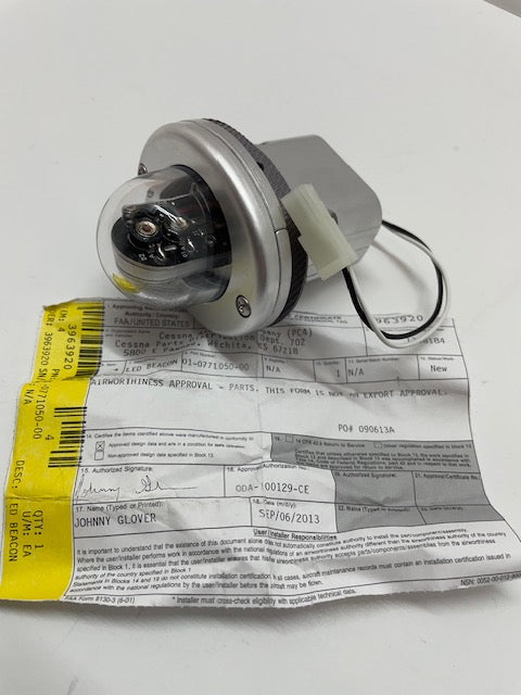 BEACON, GROUND RECOGNITION 01-0771050-00 aviation component, SKU 01-0771050-00