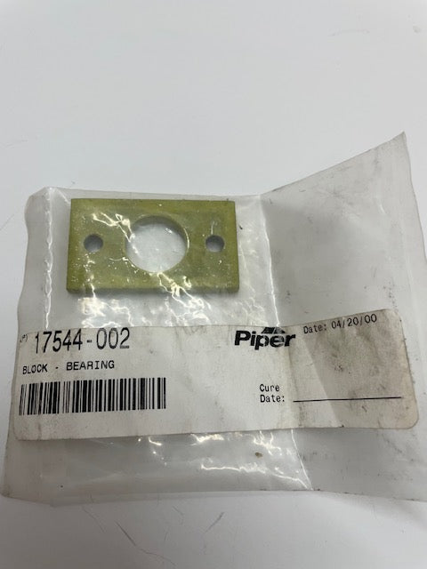 BLOCK, BEARING 17544-002 aviation component, SKU 17544-002