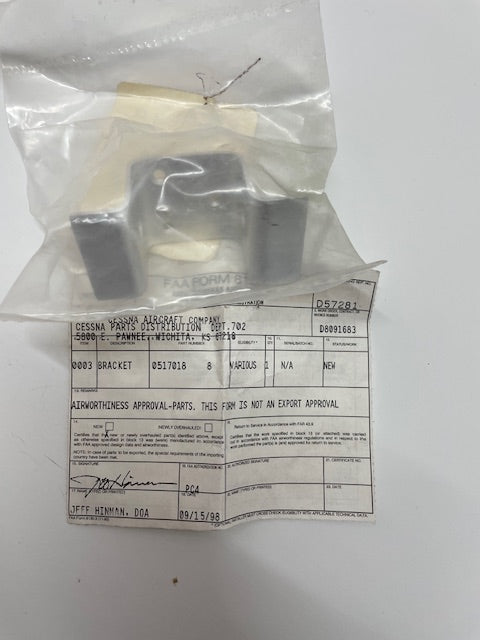 BRACKET 0517018-8 aviation component, SKU 0517018-8