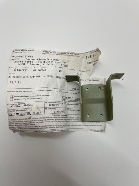 BRACKET, HINGE 0711628-2 aviation component, SKU 0711628-2