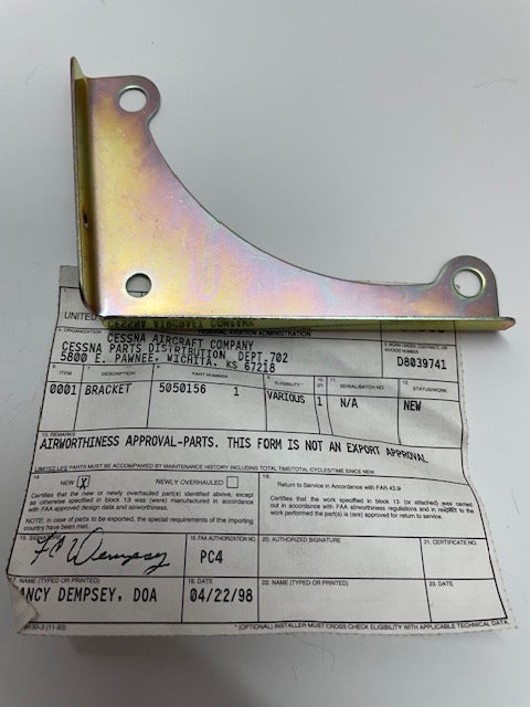 BRACKET 5050156-1 aviation component, SKU 5050156-1