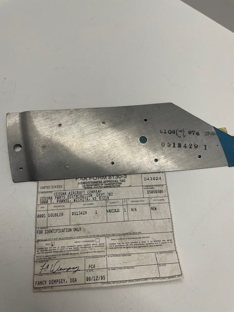 DOUBLER 0513429-1 aviation component, SKU 0513429-1