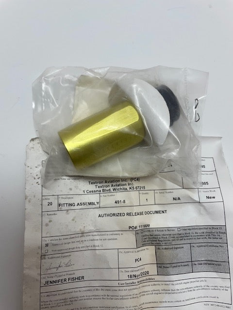 FITTING 491-8 aviation component, SKU 491-8