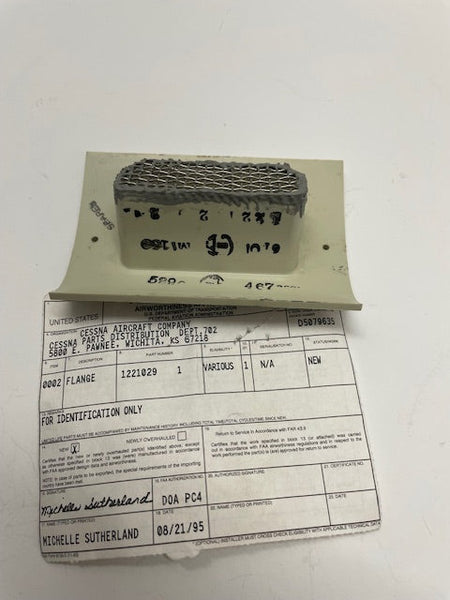 FLANGE, SCOOP 1221029-1 aviation component, SKU 1221029-1