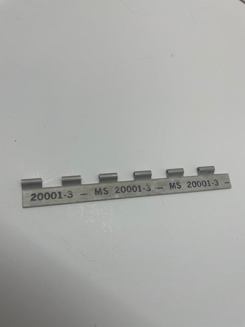 HINGE MS20001-3 aviation component, SKU MS20001-3