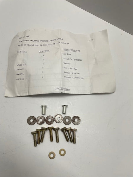 KIT, ELEVATOR BALANCE 761-041 aviation component, SKU 761-041