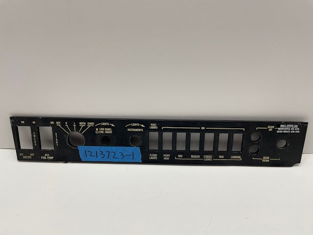 PANEL, ELECTROLUMINESCENT 1213723-1 aviation component, SKU 1213723-1