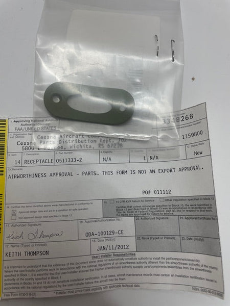 RECEPTACLE 0511333-2 aviation component, SKU 0511333-2