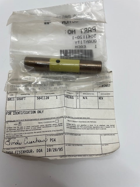 SHAFT, MAIN LANDING GEAR 5041120-1 aviation component, SKU 5041120-1