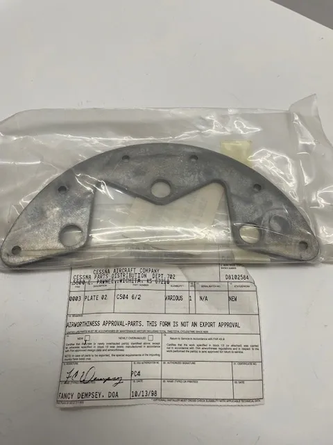 PLATE, MCCAULEY C504-6/2