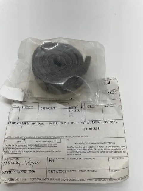 STRIP, WING FORWARD FAIRING RUB 0520005-3