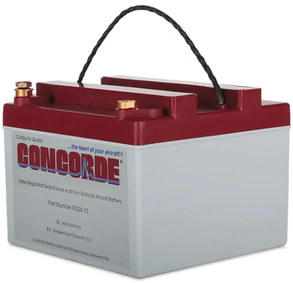 RG24-10, CONCORDE BATTERY, LEAD ACID