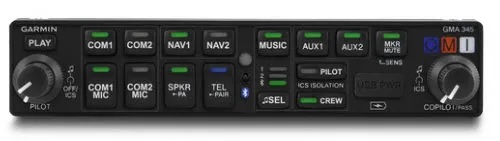 010-01319-03, Garmin GMA 345 with Bluetooth, Standard