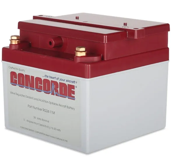 RG24-11M, CONCORDE BATTERY, LEAD ACID