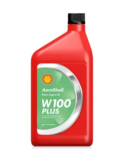 Aeroshell Aviation Oil W100 Plus / Case 6