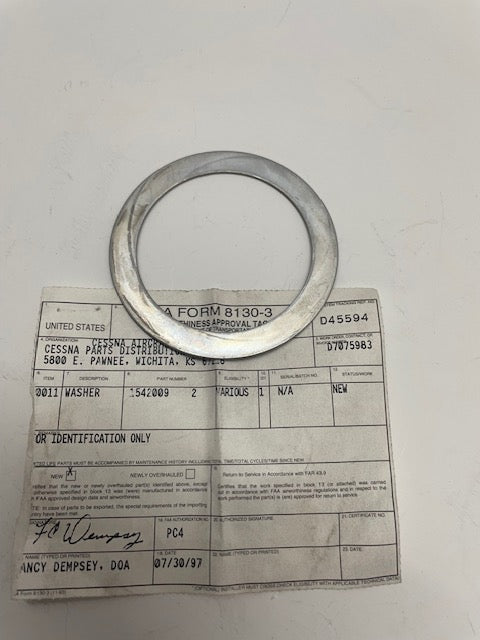 WASHER, NOSE GEAR STRUT 1542009-2 aviation component, SKU 1542009-2