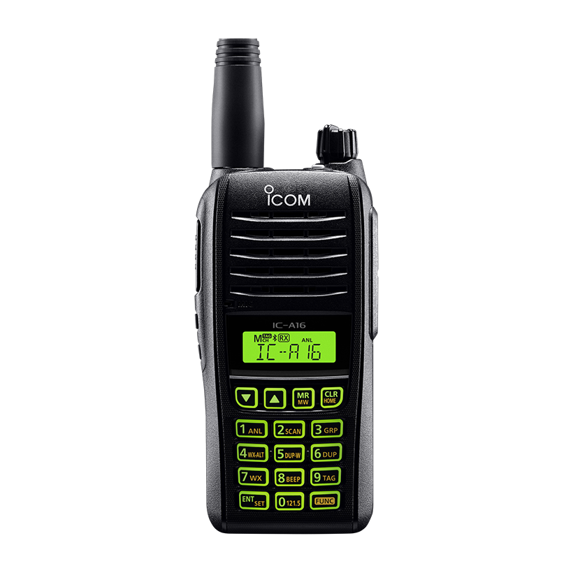 Icom Handheld VHF Radio with Bluetooth (IC-A16)
